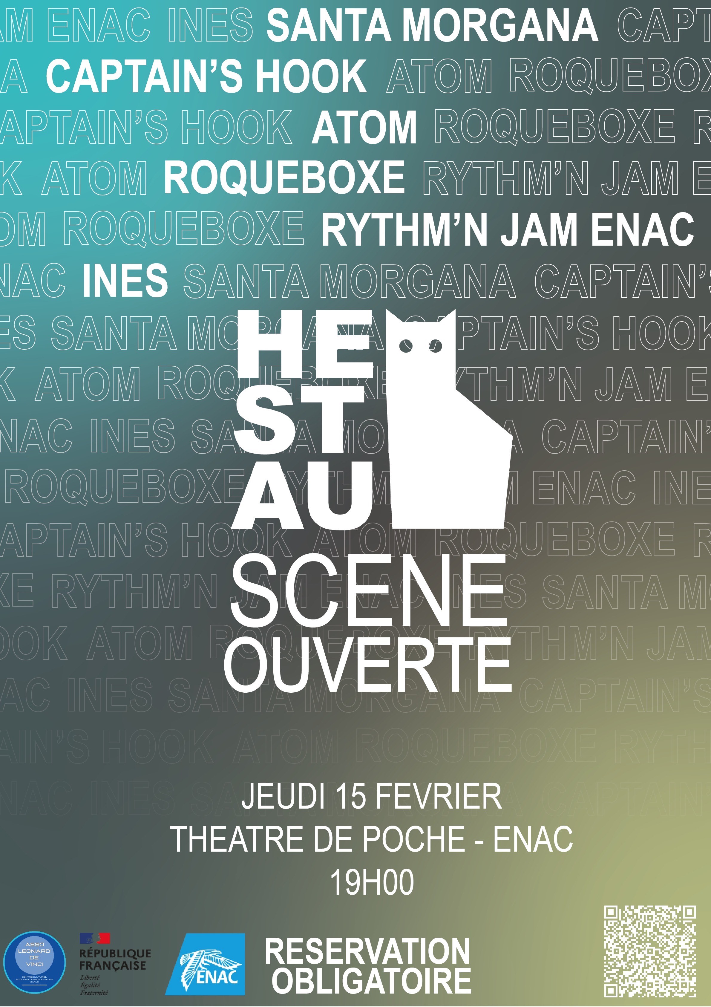 Affiche scène ouverte hestau