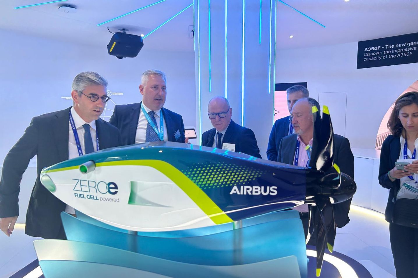 Visite stand Airbus