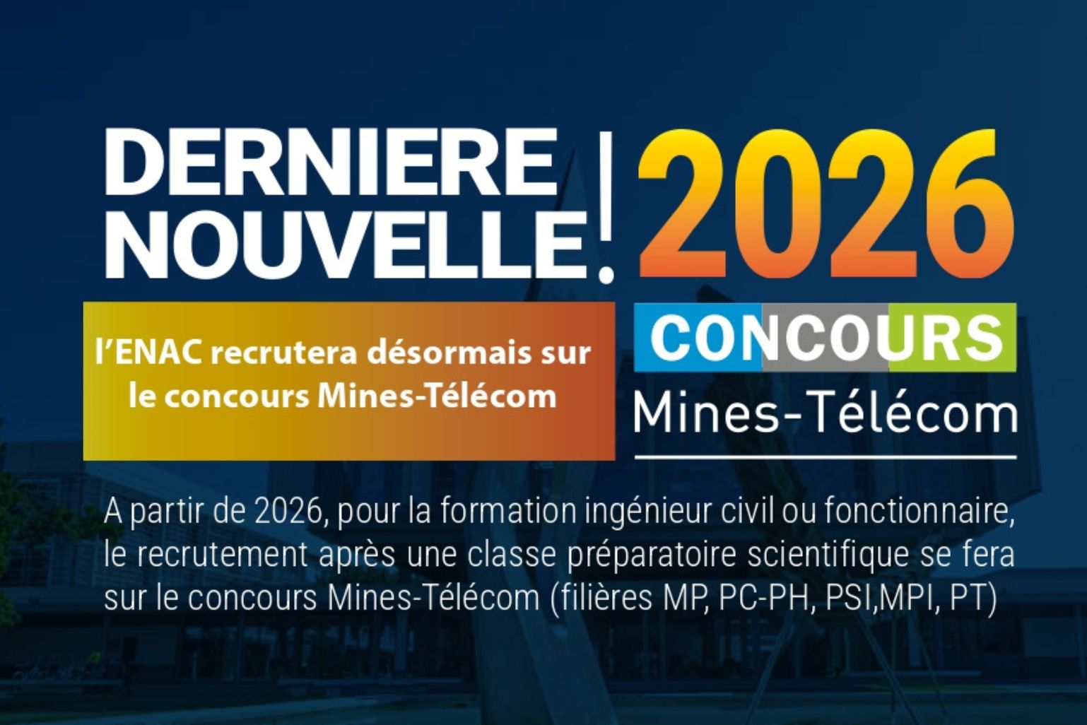 Concours Mines Telecom IENAC