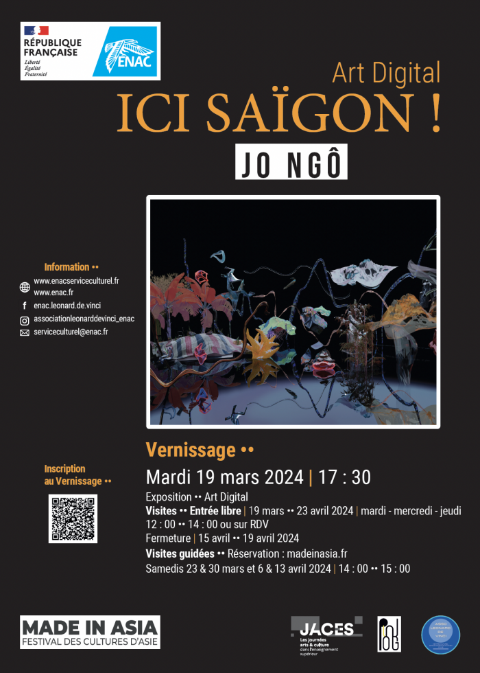 Affiche exposition ICI SAÏGON